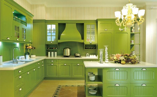 What color kitchen cabinets look good to help you create a comfortable kitchen quality